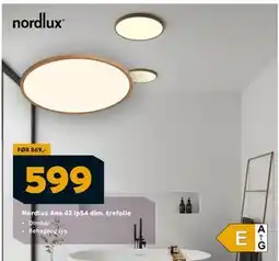 Megaflis Nordlux Ane 42 ip54 dim. trefolie, NOK 599 tilbud