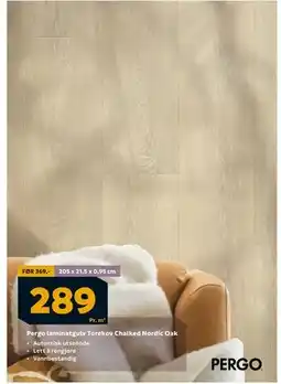 Megaflis Pergo laminatgulv Torekov Chalked Nordic Oak, NOK 289 tilbud