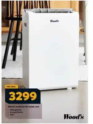 Megaflis Wood’s avfukter for kalde rom, NOK 3299 tilbud