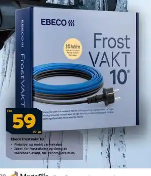 Megaflis Ebeco frostvakt 10 tilbud