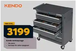 Megaflis Kendo verktøyvogn, NOK 3199 tilbud