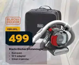 Megaflis Black+Decker bilstøvsuger, NOK 499 tilbud