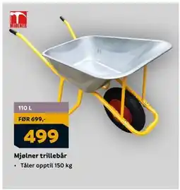 Megaflis Mjølner trillebår, NOK 499 tilbud