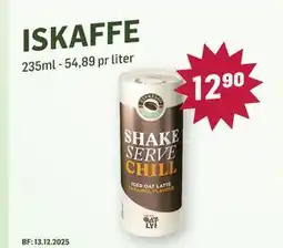 Holdbart ISKAFFE, NOK 12.9 tilbud