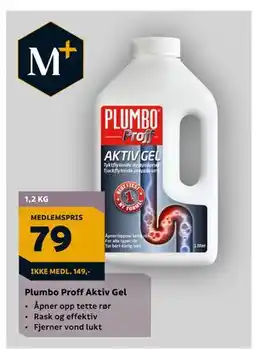 Megaflis Plumbo Proff Aktiv Gel, NOK 149, Medlemspris tilbud