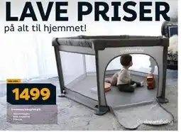 Megaflis Dreambaby lekegrind grå, NOK 1499 tilbud