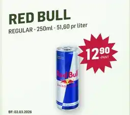 Holdbart RED BULL, NOK 12.9 tilbud