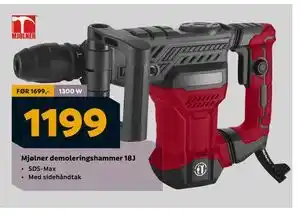 Megaflis Mjølner demoleringshammer 18J, NOK 1199 tilbud