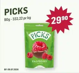 Holdbart PICKS, NOK 29.9 tilbud