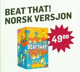 Holdbart BEAT THAT! NORSK VERSJON, NOK 49 tilbud