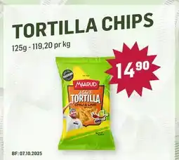 Holdbart TORTILLA CHIPS, NOK 14.9 tilbud