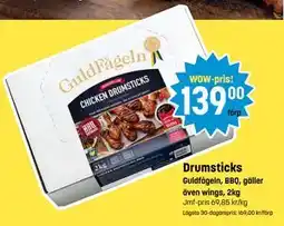 Eurocash Drumsticks, SEK 139 tilbud