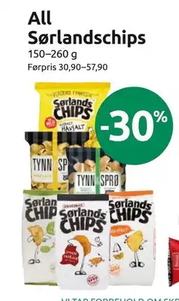 Joker All Sørlandschips tilbud