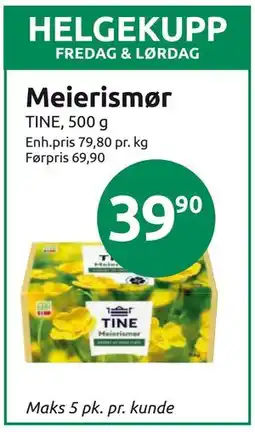 Joker Meierismør, NOK 39.9 tilbud