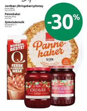 Joker Jordbær-/Bringebærsyltetøy tilbud