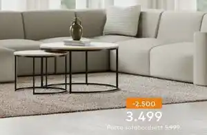 Porto sofabordsett, NOK 3499