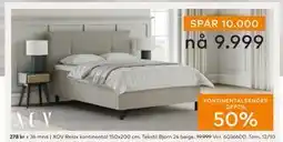 Skeidar XOV Relax kontinental, NOK 9999 tilbud