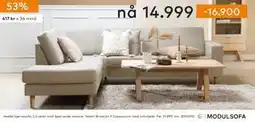 Skeidar Hedda hjørnesofa, NOK 14999 tilbud