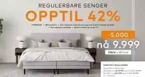 Skeidar KOMFORT 5 REGULERBAR tilbud