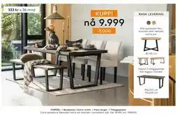 Skeidar Calia spisebord, NOK 9999 tilbud
