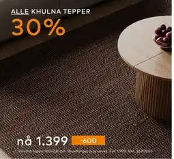 Skeidar ALLE KHULNA TEPPER tilbud