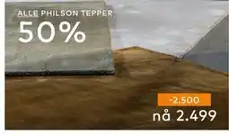 Skeidar ALLE PHILSON TEPPER tilbud