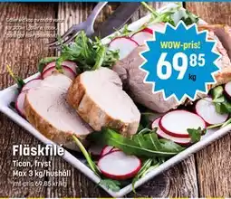 Eurocash Fläskfilé, SEK 69.85 tilbud