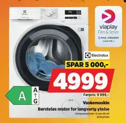 POWER Vaskemaskin, NOK 4999 tilbud