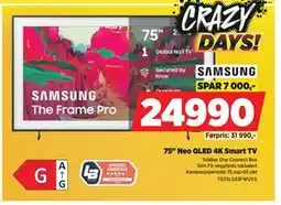 POWER 75 Neo QLED 4K Smart TV, NOK 24990 tilbud