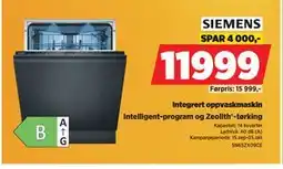 POWER Integrert oppvaskmaskin, NOK 11999 tilbud