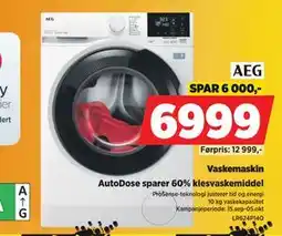 POWER Vaskemaskin, NOK 6999 tilbud