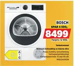 POWER Tørketrommel, NOK 8499 tilbud