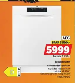 POWER Oppvaskmaskin, NOK 5999 tilbud