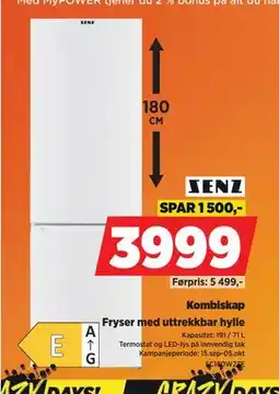 POWER Kombiskap, NOK 3999 tilbud