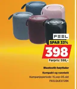 POWER Bluetooth-høyttaler, NOK 398 tilbud