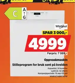 POWER Oppvaskmaskin, NOK 4999 tilbud