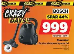 POWER Støvsuger, NOK 999 tilbud