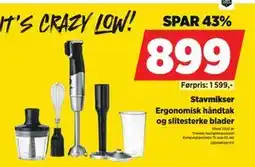 POWER Stavmikser, NOK 899 tilbud