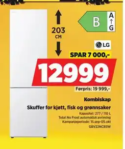 POWER Kombiskap, NOK 12999 tilbud