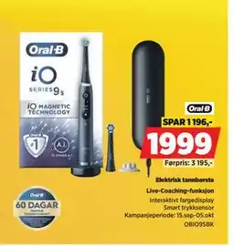POWER Elektrisk tannbørste, NOK 1999 tilbud