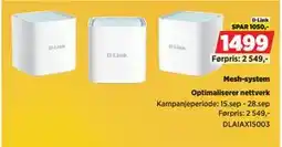 POWER Mesh-system, NOK 1499 tilbud