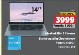 POWER IdeaPad Slim 3 Chrome, NOK 3999 tilbud