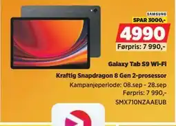 POWER Galaxy Tab S9 Wi-Fi, NOK 4990 tilbud
