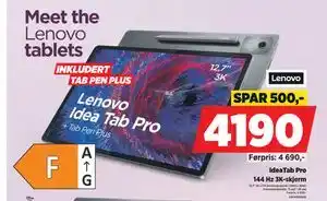 POWER IdeaTab Pro, NOK 4190 tilbud