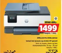 POWER OfficeJet Pro 8125e skriver, NOK 1499 tilbud