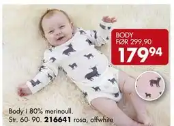 Sparkjøp BODY, NOK 179.94 tilbud