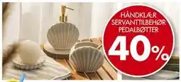 Sparkjøp HÅNDKLÆR SERVANTTILBEHØR PEDALBØTTER tilbud