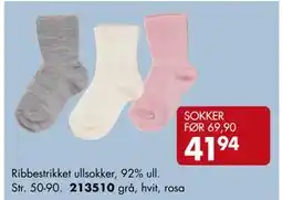 Sparkjøp SOKKER, NOK 41.94 tilbud