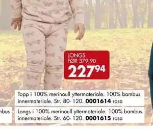 Sparkjøp LONGS, NOK 227.94 tilbud