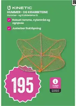 Sport Outlet HUMMER- OG KRABBETEINE, NOK 195 tilbud